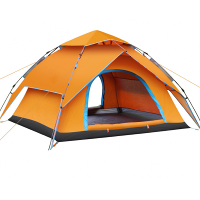 Camping Waterproof Tent  3-4 Person Fully Automatic  Double Layer  Outdoor Tent